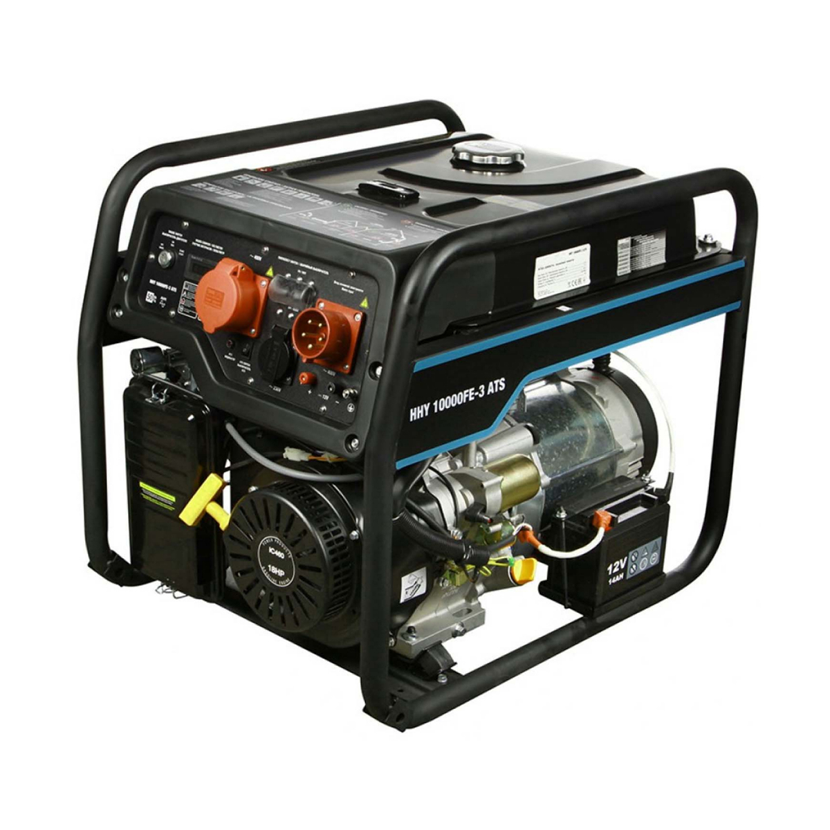 Генератор бензиновый hhy 10000fe-3 ats (1) "hyundai"