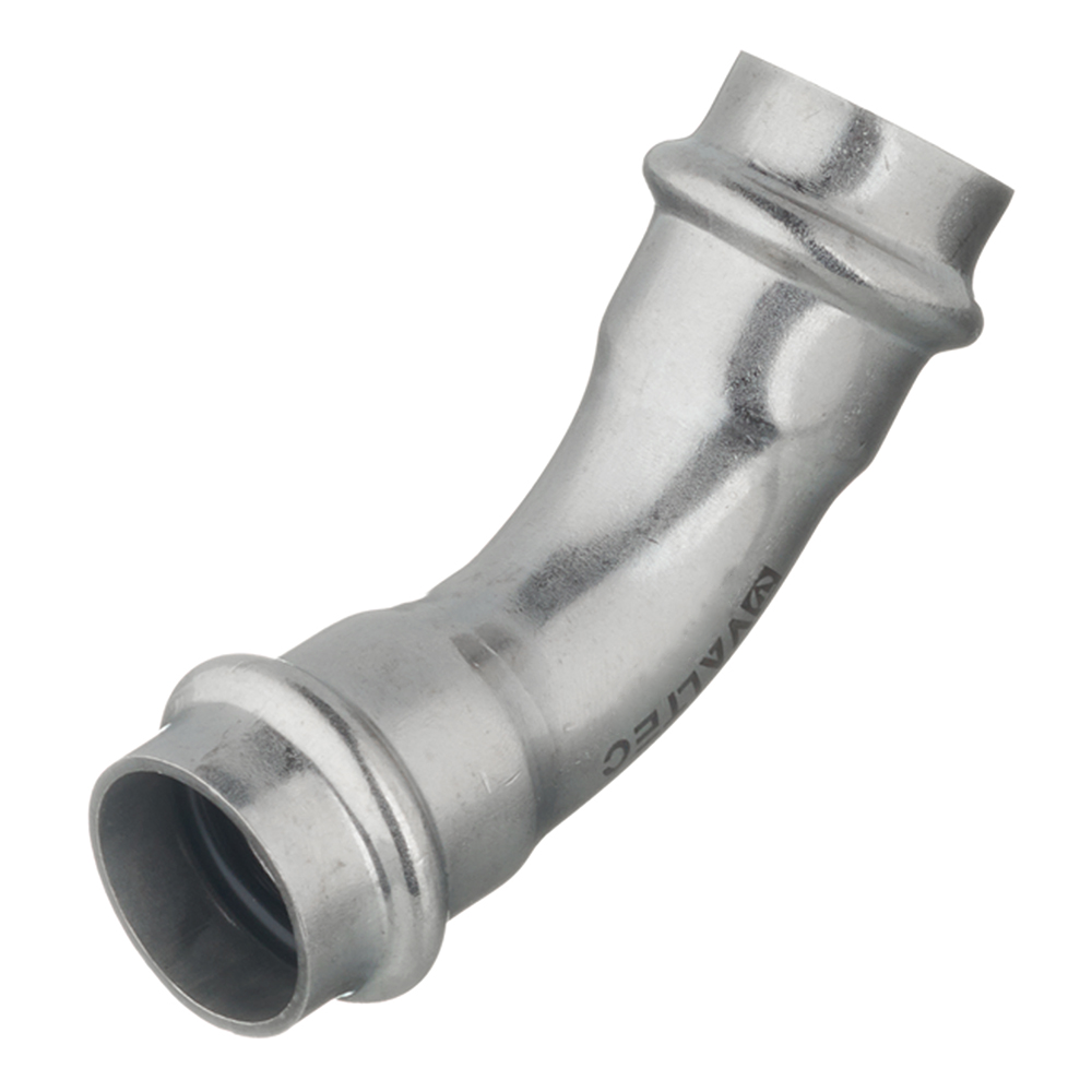 Угол пресс 45' 54 нержавеющая сталь VALTEC