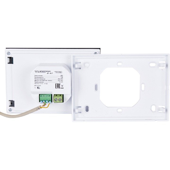 Выносная панель управления теплыми полами STOUT M-7 черная