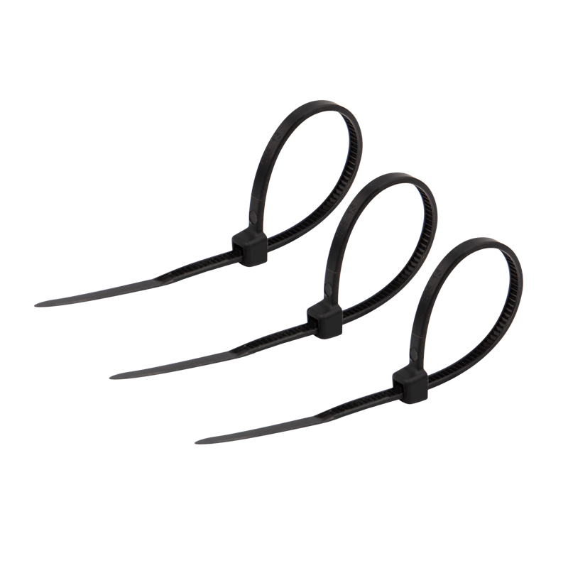 Хомуты нейлон 2,5 х 100 мм (набор 500 шт.), черные (1/60) "rexant" 07-0101-05