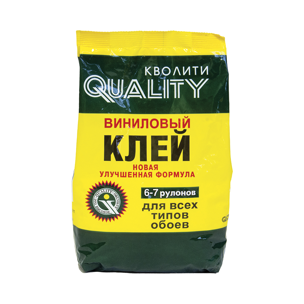 Клей обойный "quality" спец. виниловый 200 г (30) пакет