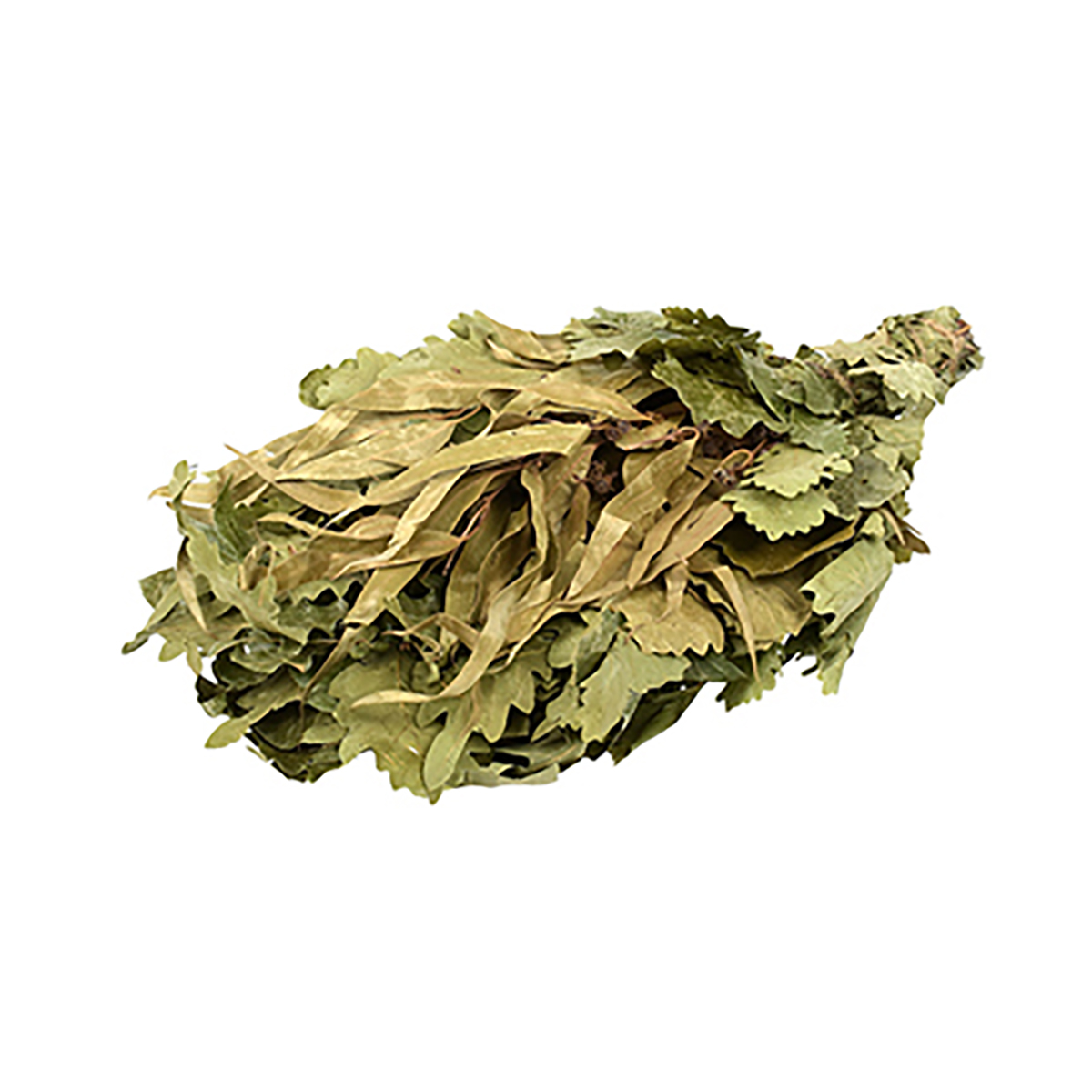 Веник для бани и сауны дубовый с эвкалиптом (1/25) "банные штучки" 32103