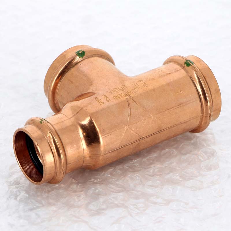 Тройник пресс медный Profipress VIEGA 35х35х28