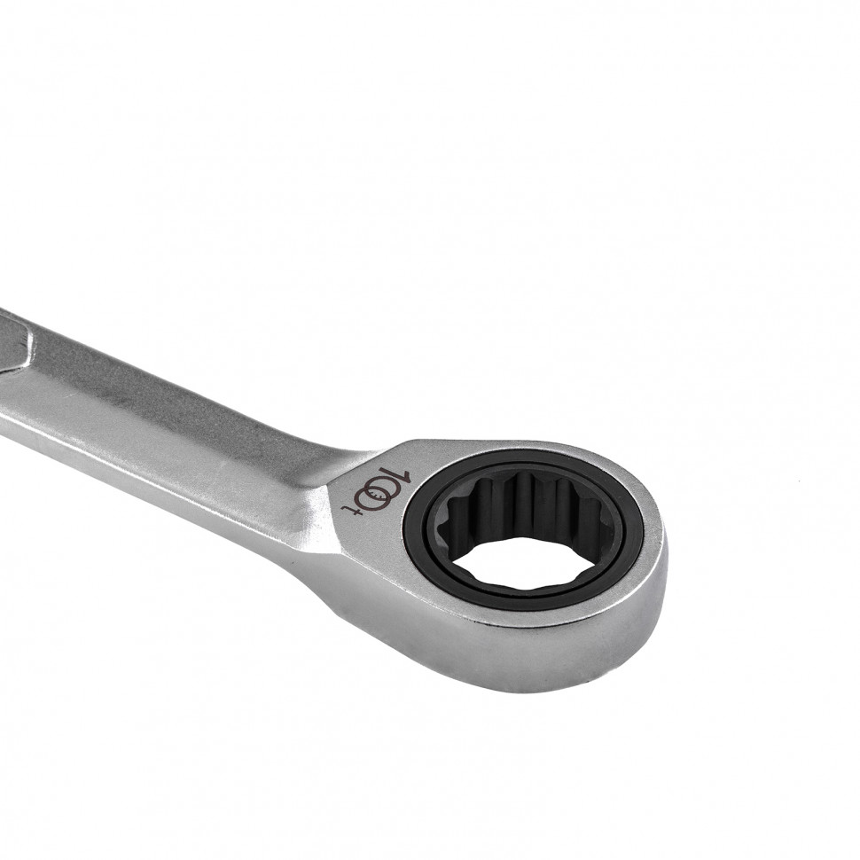 Ключ комбинированный трещоточный, 17 мм, количество зубьев 100 Gross (14855)