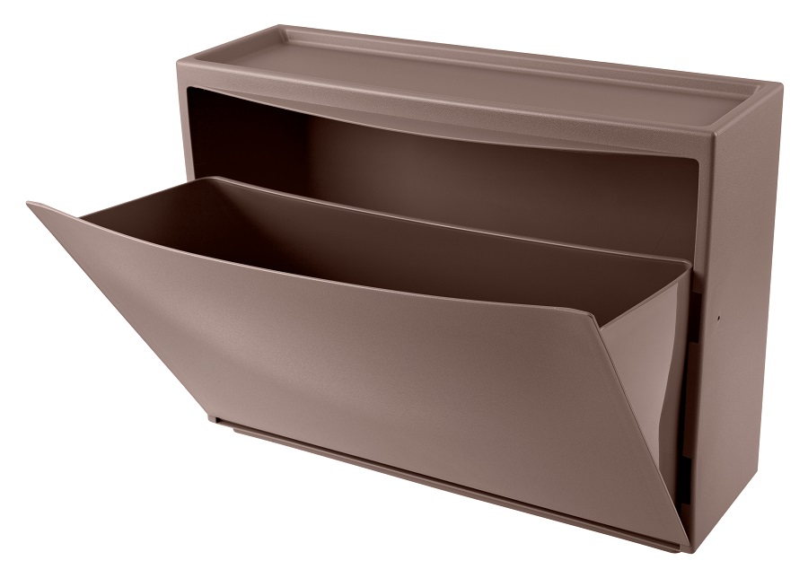 Обувница 512*185*380 мм (коричневый) (1/2) "бытпласт"