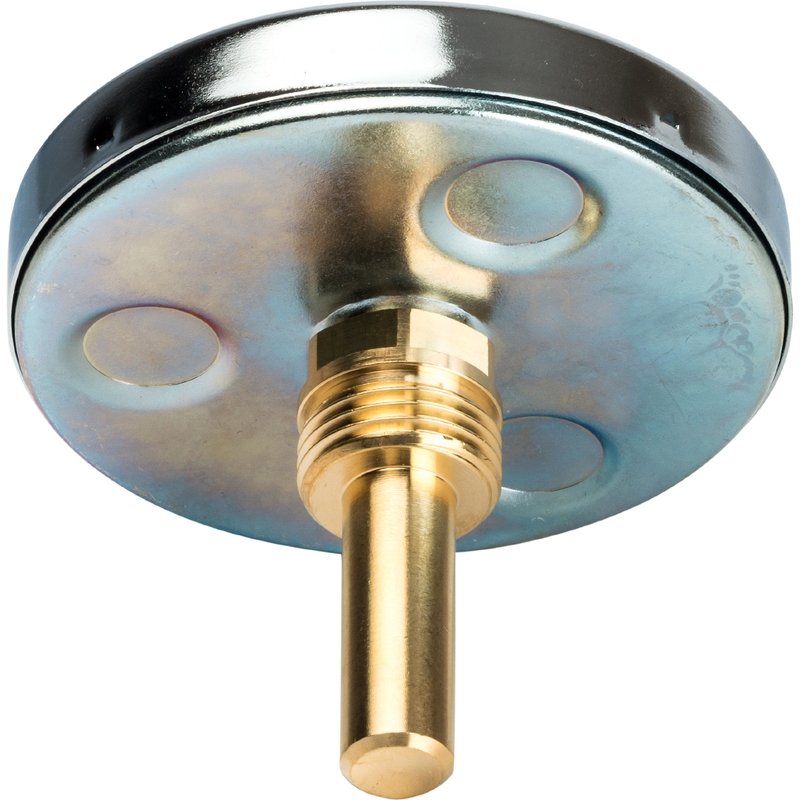 Термометр биметаллический 80 мм 120° STOUT с погружной гильзой 50 мм