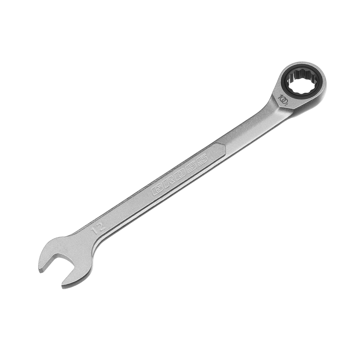 Ключ комбинированный трещоточный 12 мм (1/100) "gross"