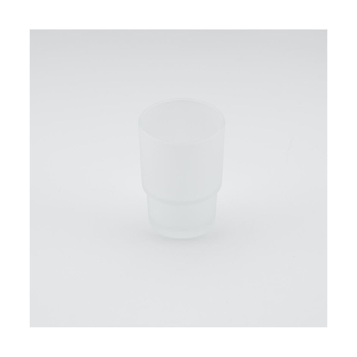 Стакан для ванной комнаты с держателем f30106 (нерж.сталь), сатин (1/20/40) "frap"