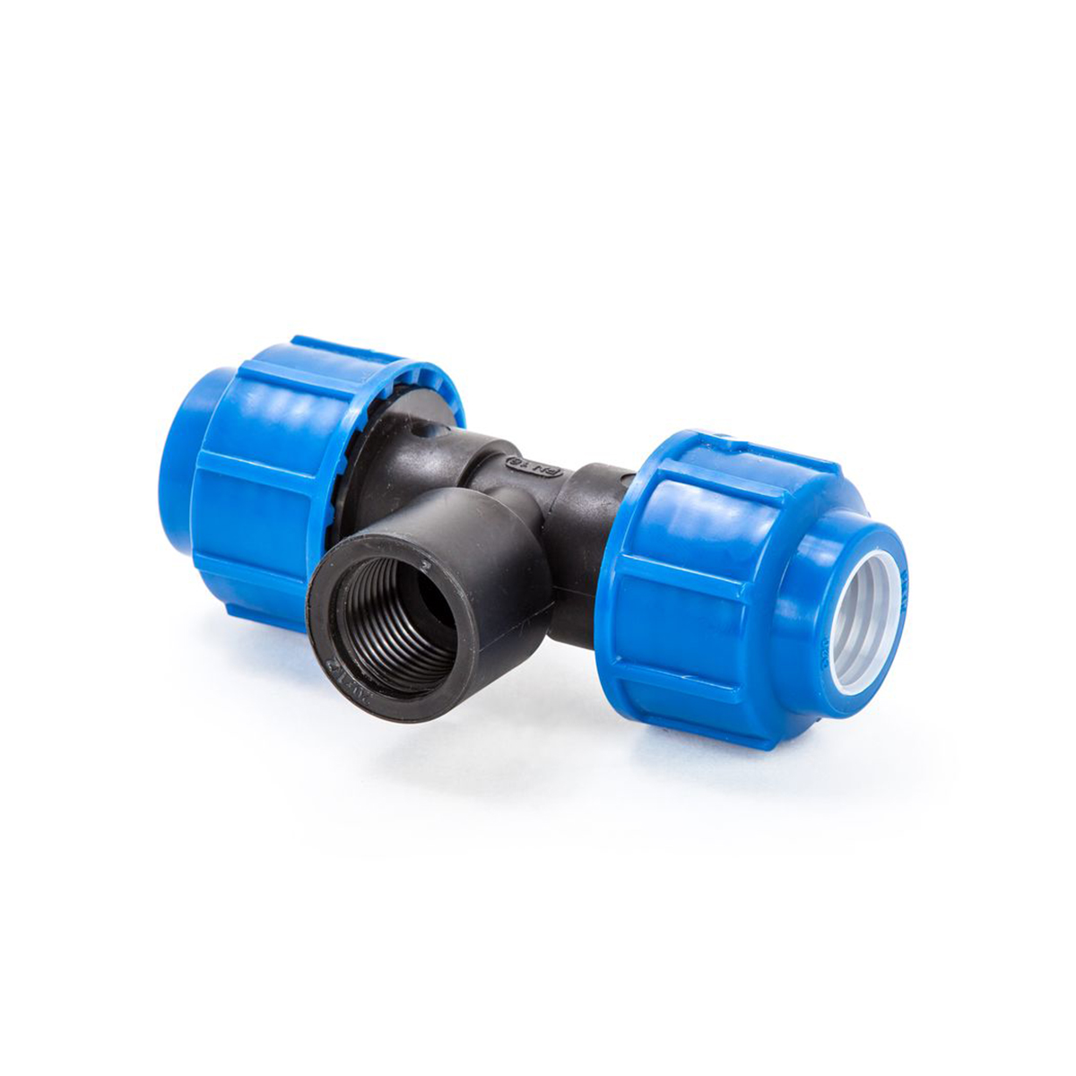 Тройник компрессионный для пнд труб внутр. резьба 25 x 1/2" (20/160) "lammin"