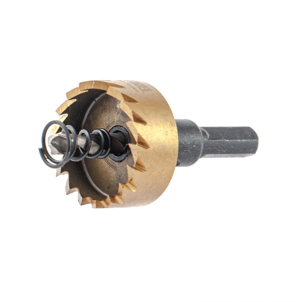 Коронка по металлу HSS, 30 мм, нитридтитановое покрытие Denzel (724108)