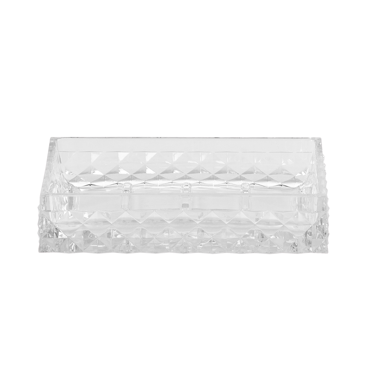 Мыльница "rapas" пласт. (прозрачный) (1/12) "swensa" swp-0660trp-d