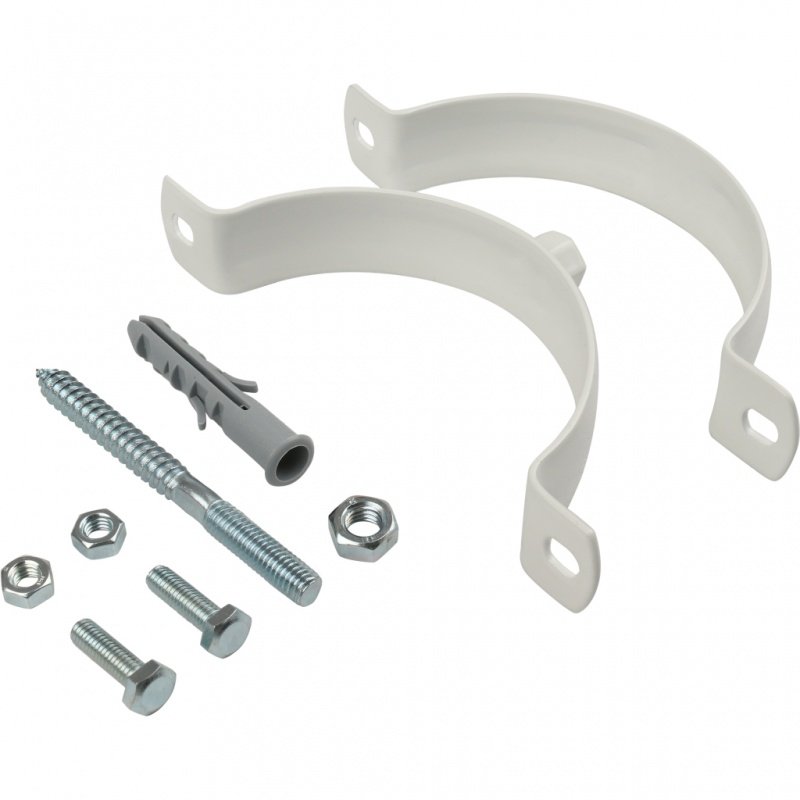 Хомут D=100 мм с набором крепежа для дымохода STOUT