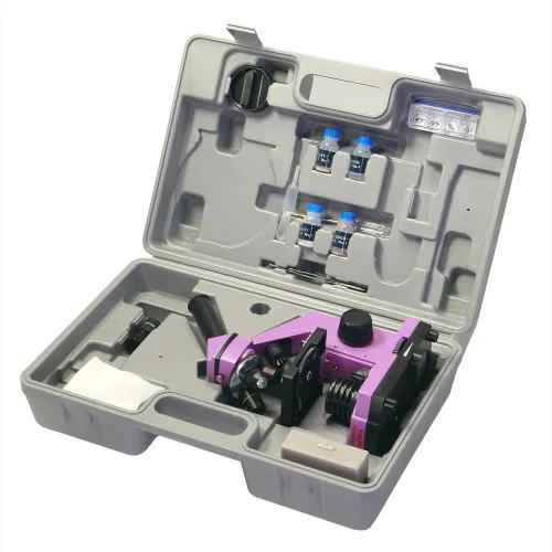 Микроскоп Микромед «Эврика» 40х–400х, аметист, в кейсе