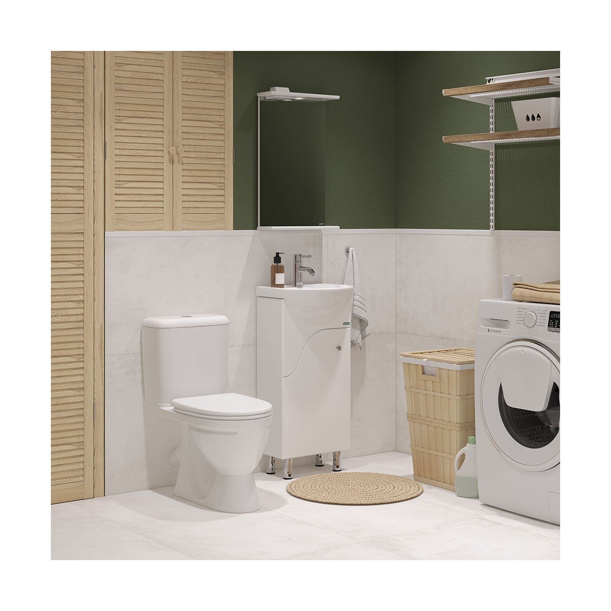 Унитаз напольный "стандарт" комфорт белый "sanita" wc.cc/standart/2-dm/wht.g/s1