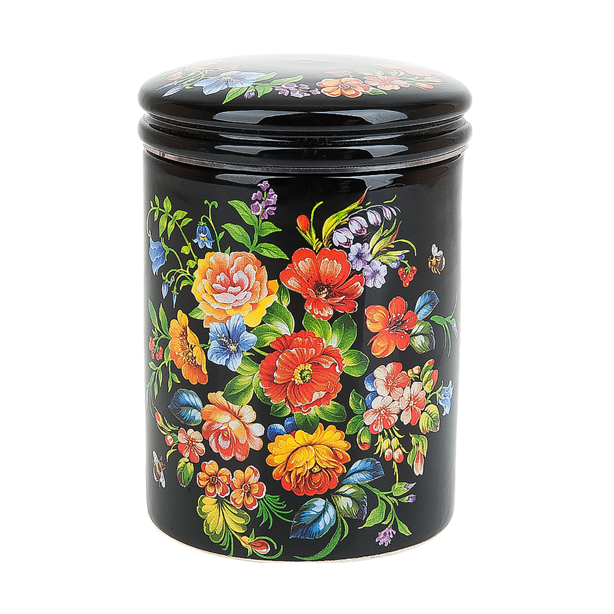 Банка для сыпучих продуктов "романс" 10*10*14,5 см, 600 мл (1/36) "polystar collection" l2520722