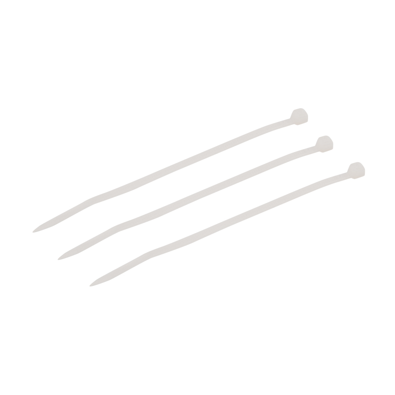 Хомуты нейлон 2,5 х 100 мм (набор 25 шт.), белые (1/10/1400) "rexant" 07-0100-25