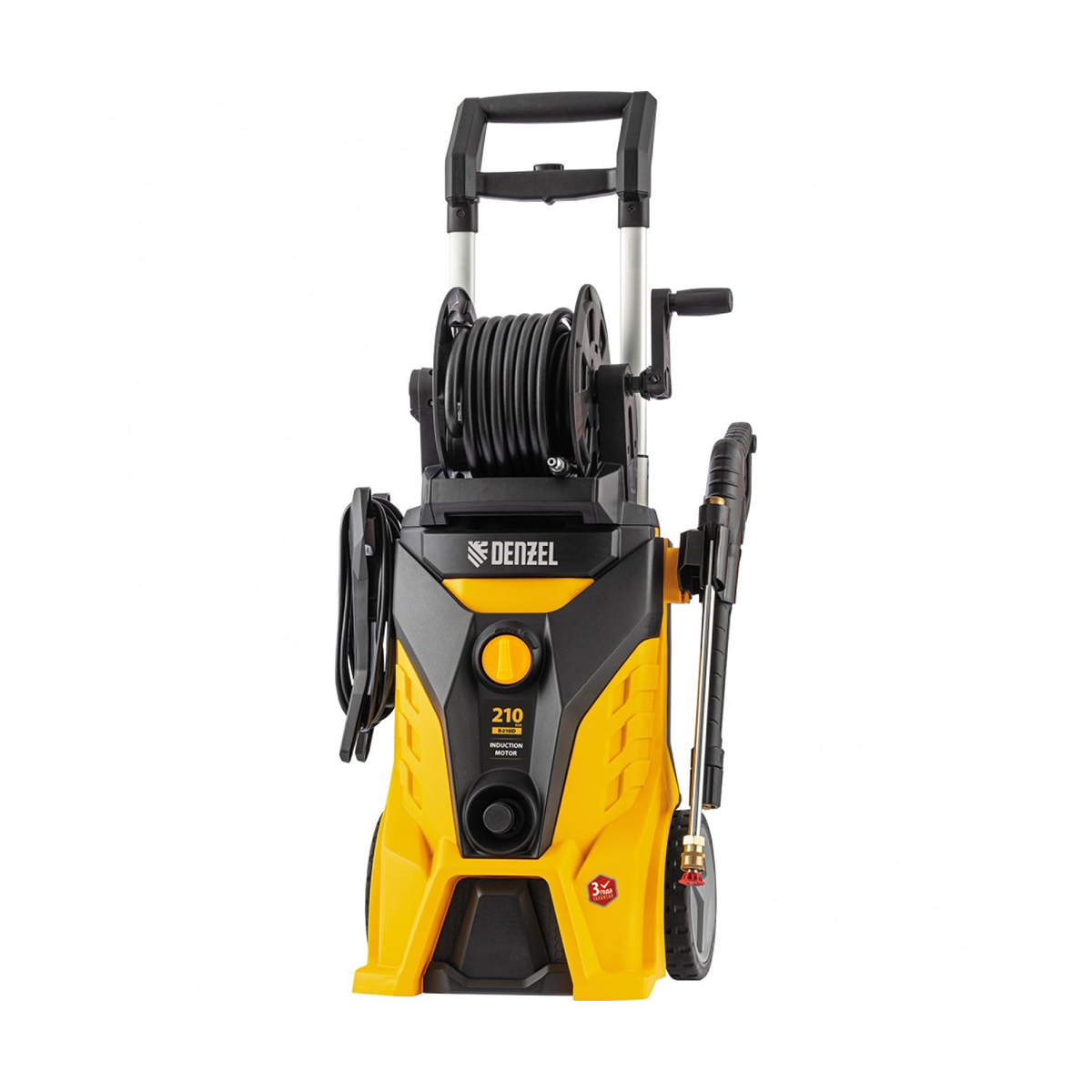 Мойка высокого давления r-210id  210 бар, 2600 вт (1) "denzel"