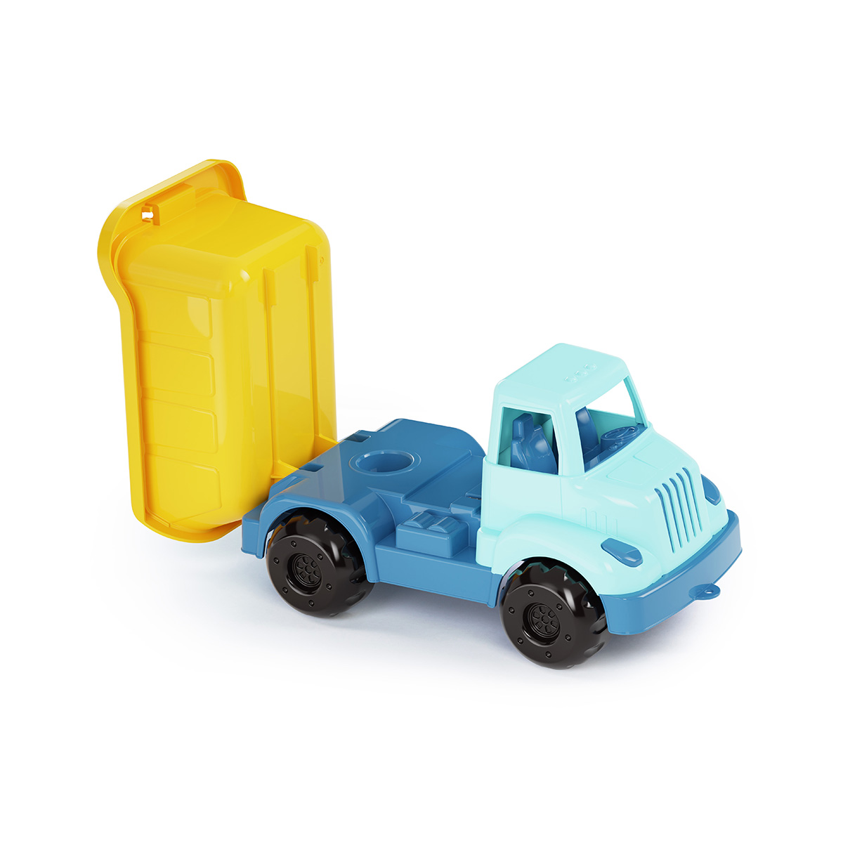 Машинка детская "самосвал" мини (голубая) (1/6) "альтернатива" м6740