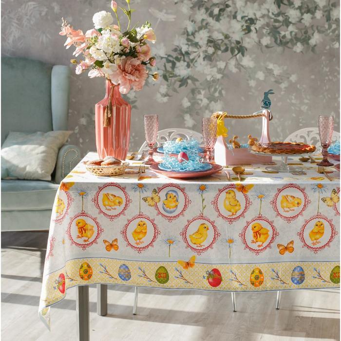Скатерть "доляна" пасха 145*144 см (1/25) 3042070