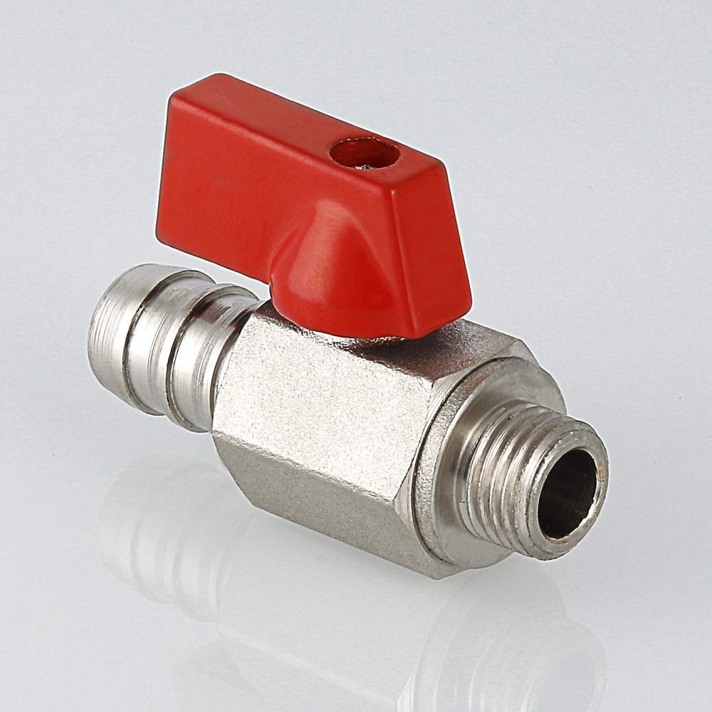 Кран шаровый дренажный со штуцером 1/4'' НН флажок VALTEC
