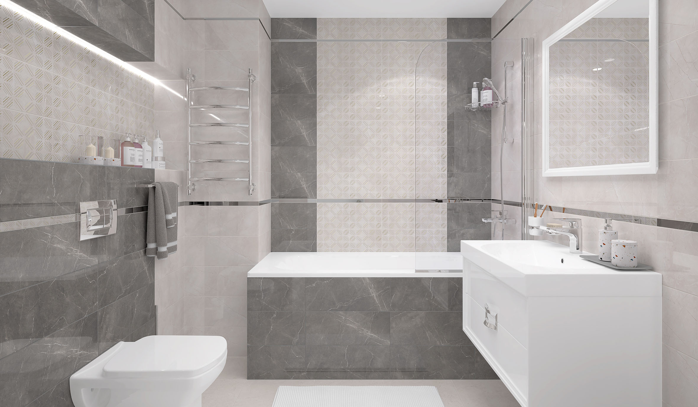 Fronda серый 20x50