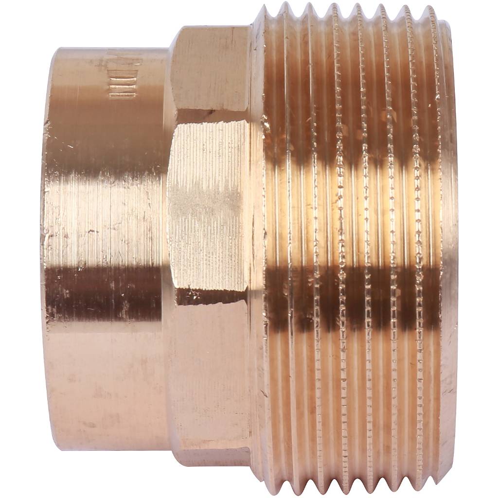 Муфта 35х1 1/2" переходная (НР) под пайку с наружной резьбой SANHA бронзовая 1424335112