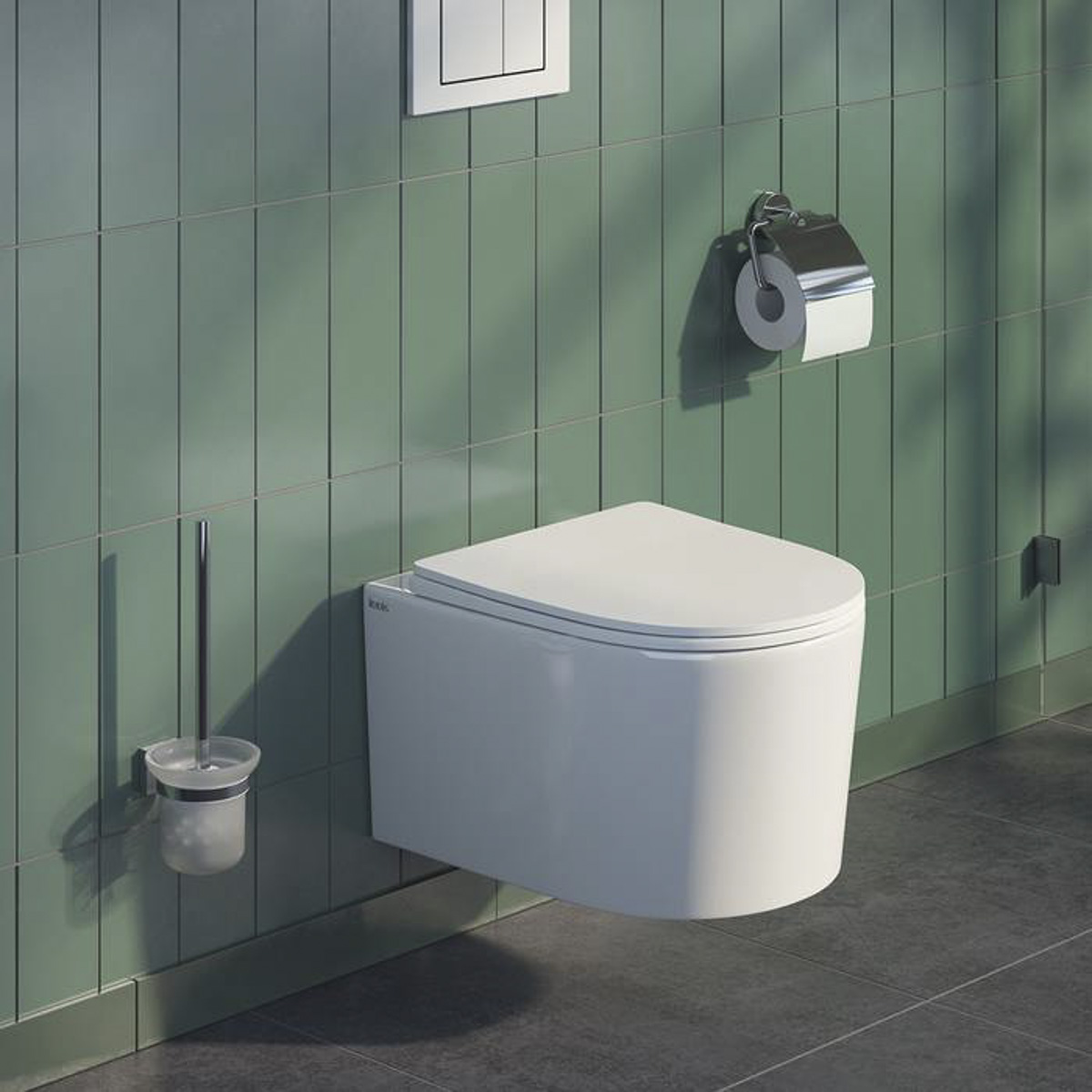 Унитаз подвесной безободковый "stone" (1) "iddis" stordsei25