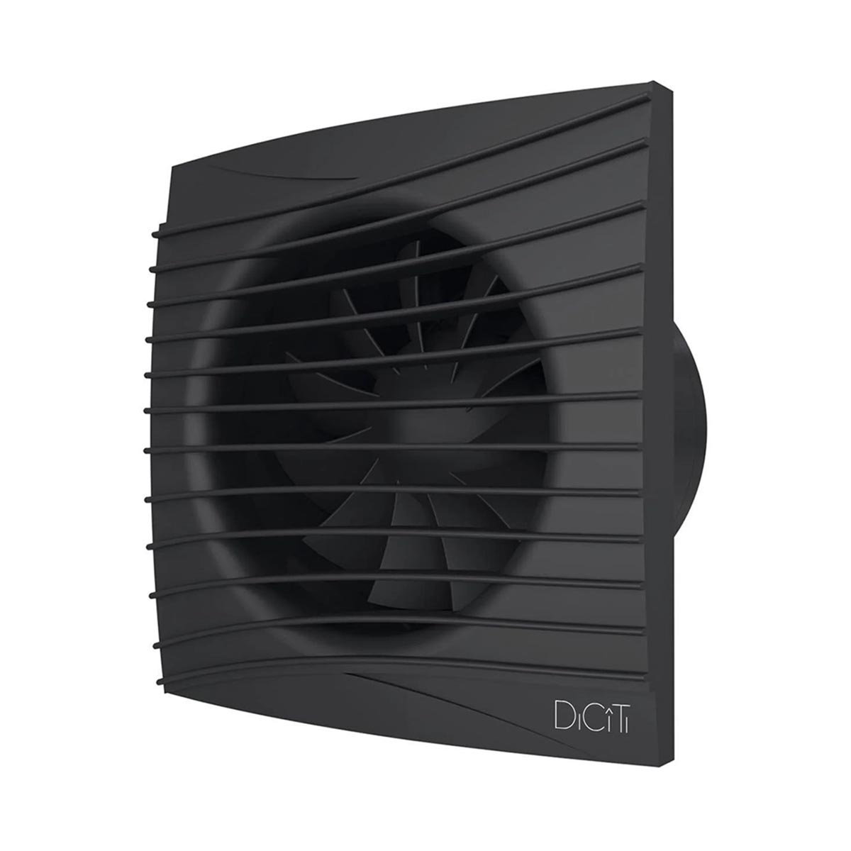 Вентилятор silent 4c matt black осевой с обратным клапаном d100 декоративный (1/16) "diciti"