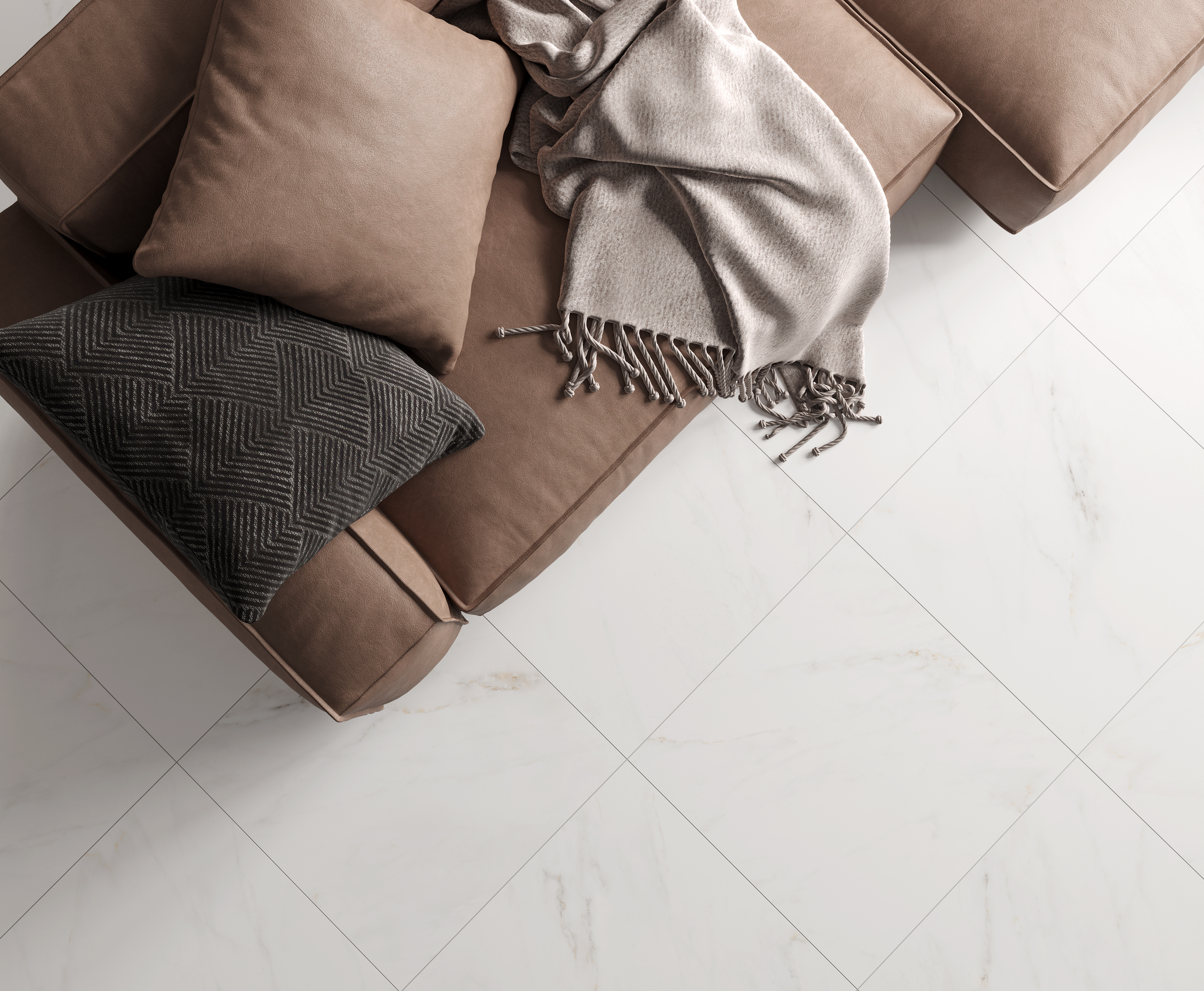 Tenderness керамогранит белый полированный 60x60