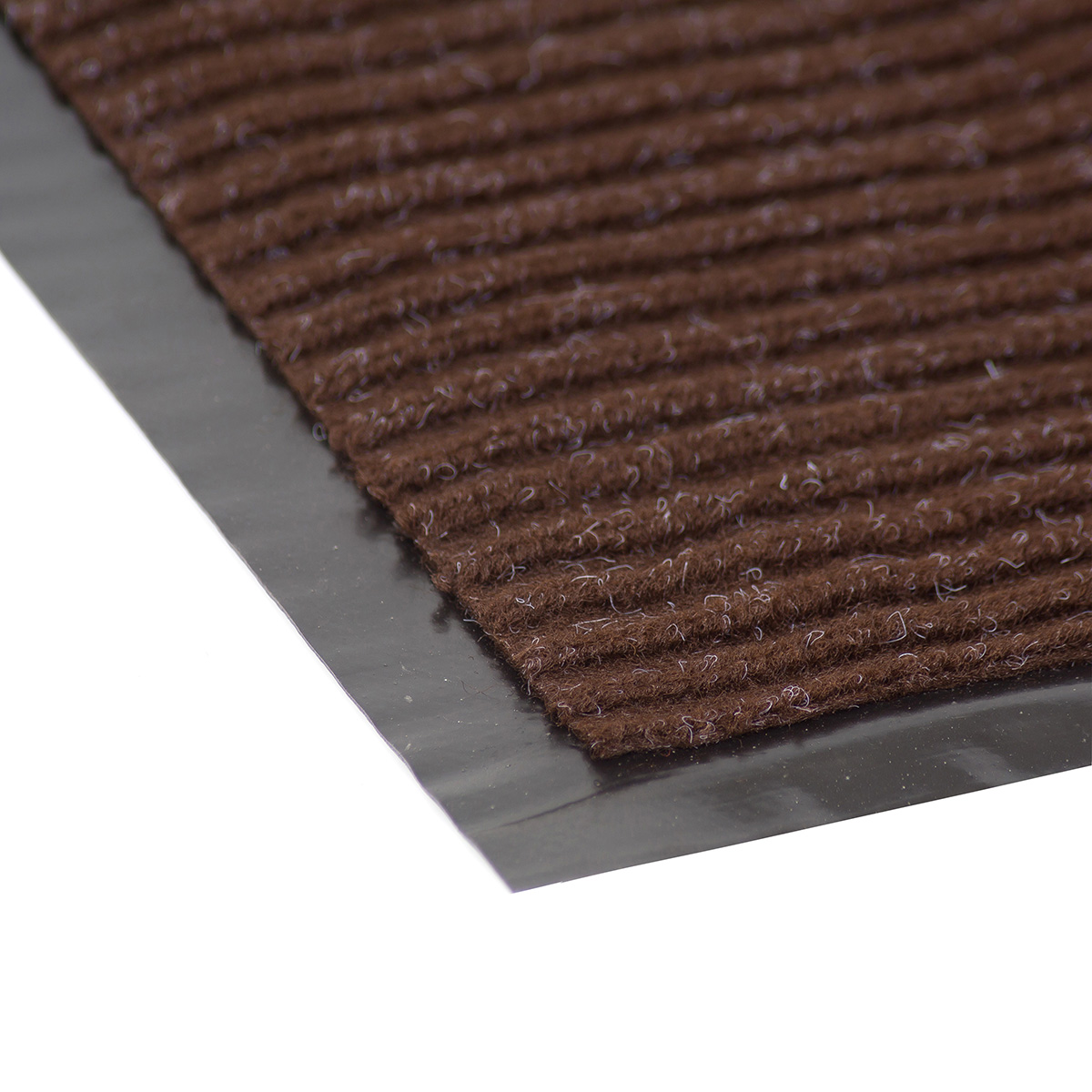 Коврик влаговпитывающий "ребристый" 100*200 см (коричневый) (1/3) "sunstep" 35-082