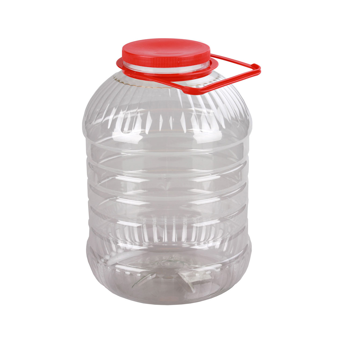 Банка пэт 10 л  с крышкой и съемной ручкой (1/8) "альтернатива" м3055