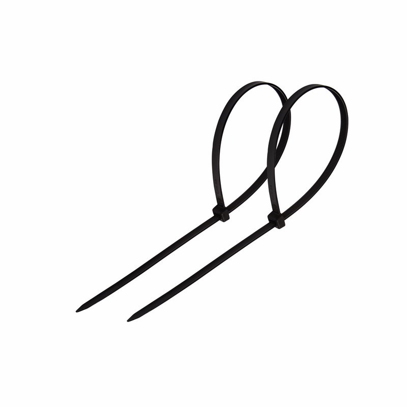 Хомуты нейлон 2,5 х 80 мм (набор 25 шт.), черные (1/10/1500) "rexant"  07-0081-25