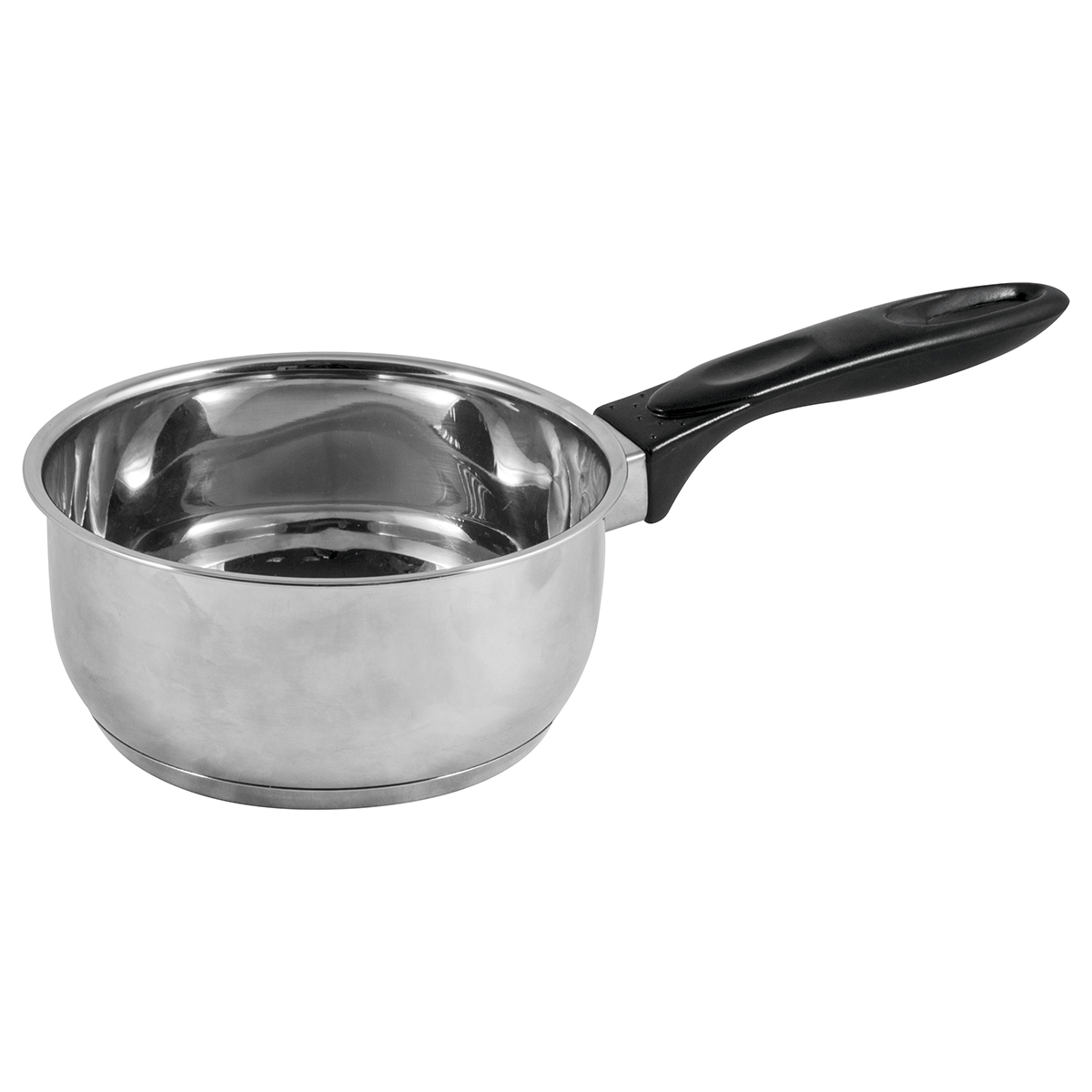 Ковш нержав. "mestolo"  1 л  d=14 см капсулир дно, бакел. ручка, зерк.полировка (1/8) "mallony"