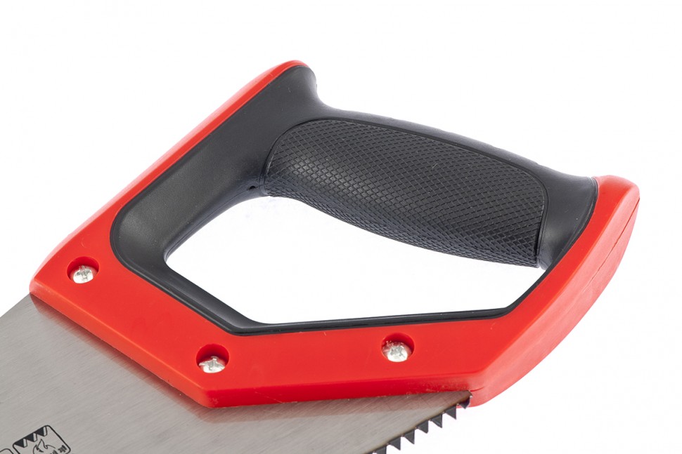 Ножовка по дереву, 450 мм, зуб 2D, каленый крупный зуб 5-6 TPI, двухкомпонентная рукоятка Matrix (23558)