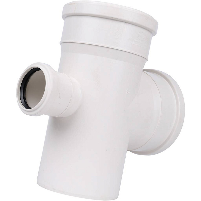 Крестовина 87° одноплоскостная 110 х 110 х 50 мм шумоизол. для вн.канализации SINIKON Стандарт