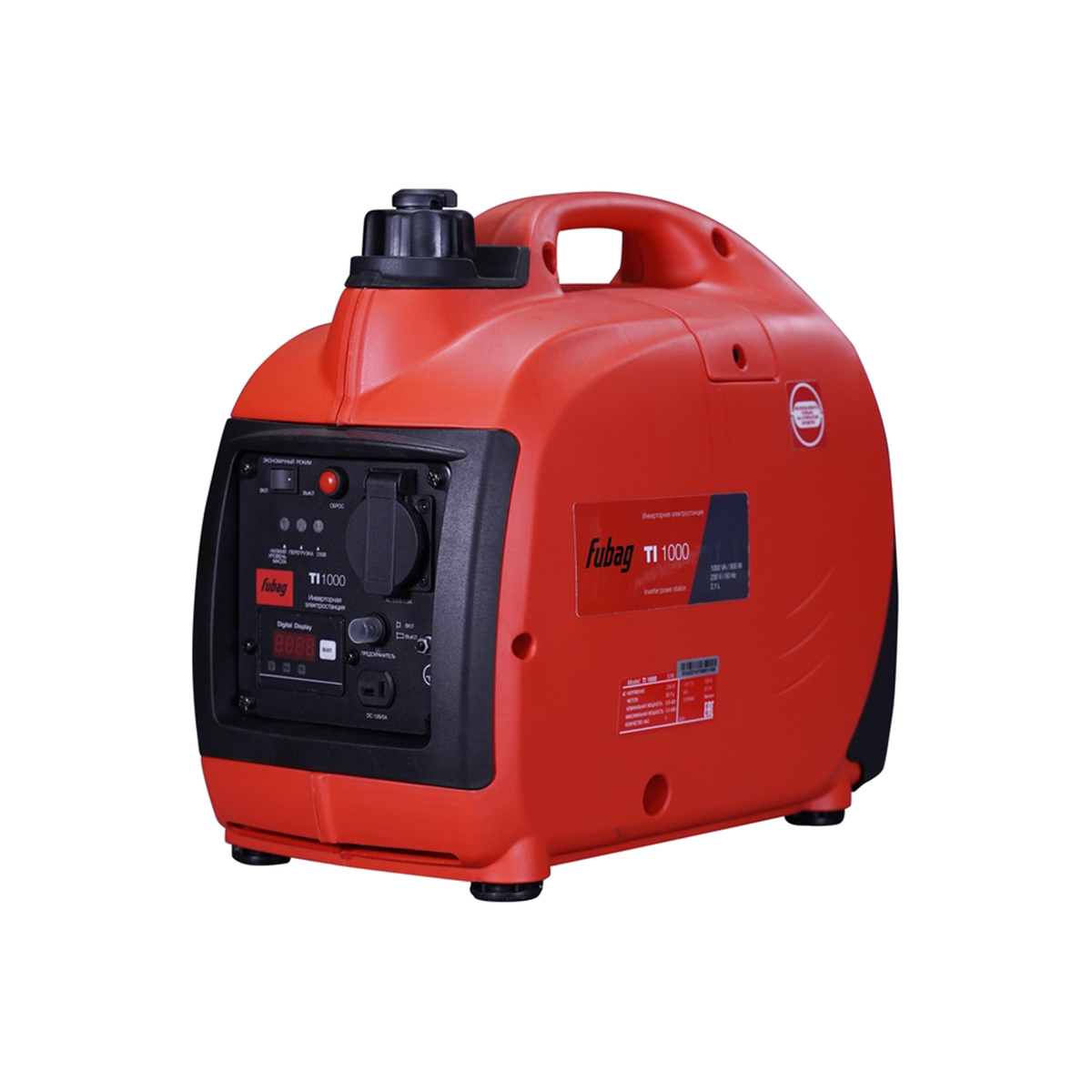 Генератор бензиновый инверторный цифровой ti 1000 (1) "fubag" 838978