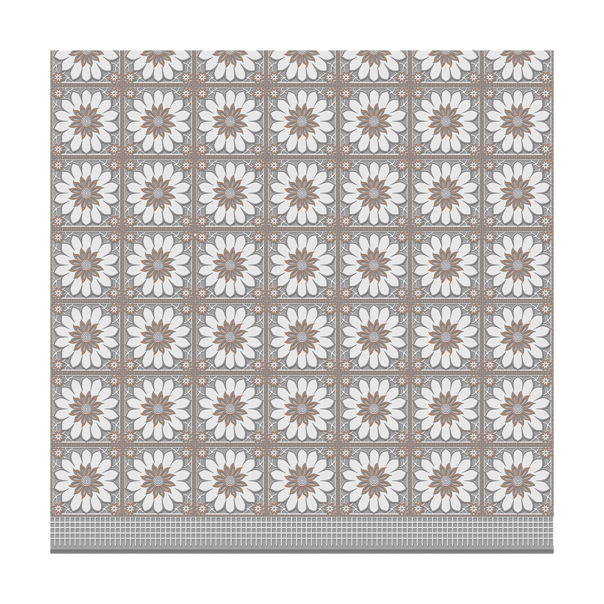 Скатерть пвх "элегия" 135*180 см (1/12) 007-beige\grey