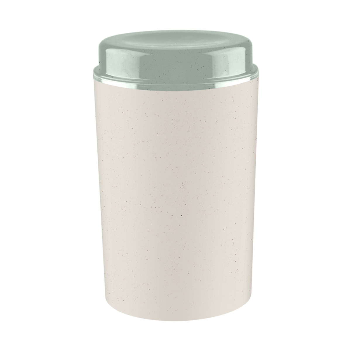 Емкость для сыпучих продуктов "deluxe" 1,4 л (бежевый флэк) (1/9) "бытпласт"