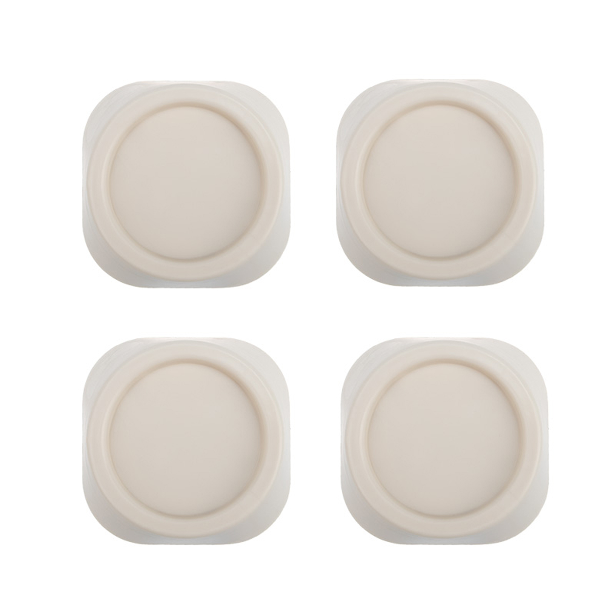 Подставки антивибр. для бытовой техники (квадрат. белые) 4 шт. (1/30) "proconnect" 88-0401