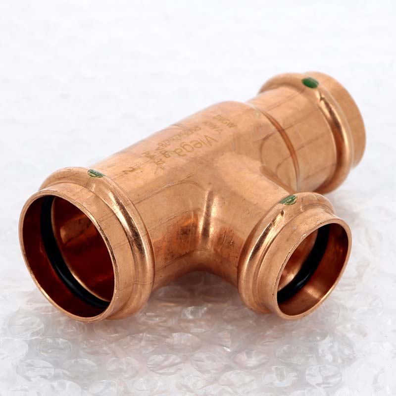 Тройник пресс медный Profipress VIEGA 35х28х28