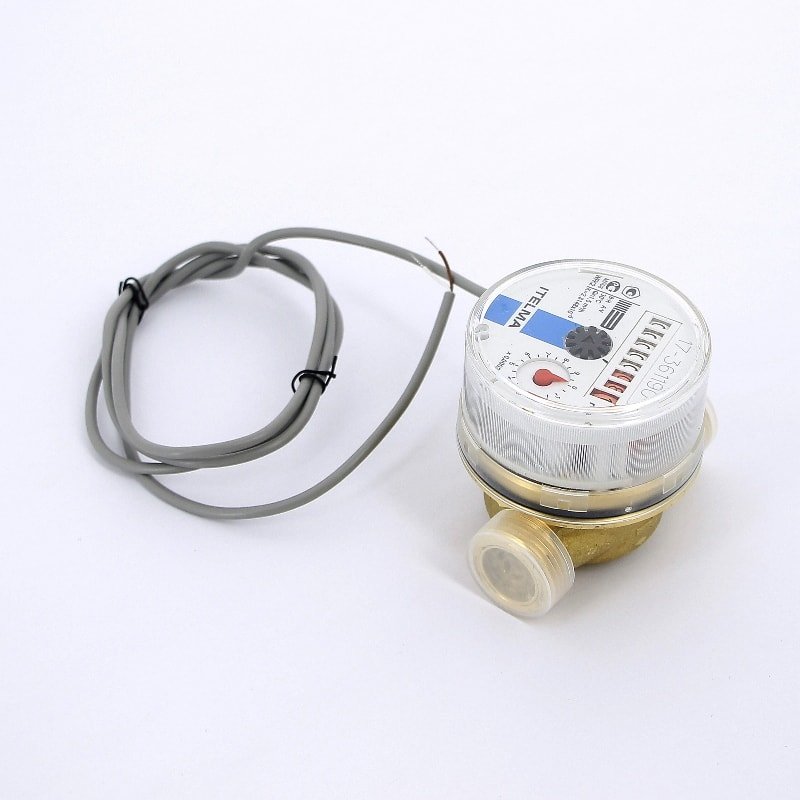 Cчетчик для холодной воды с импульсным выходом ИТЭЛМА WFK24 L=80 30˚C - размер присоединения 3/4"