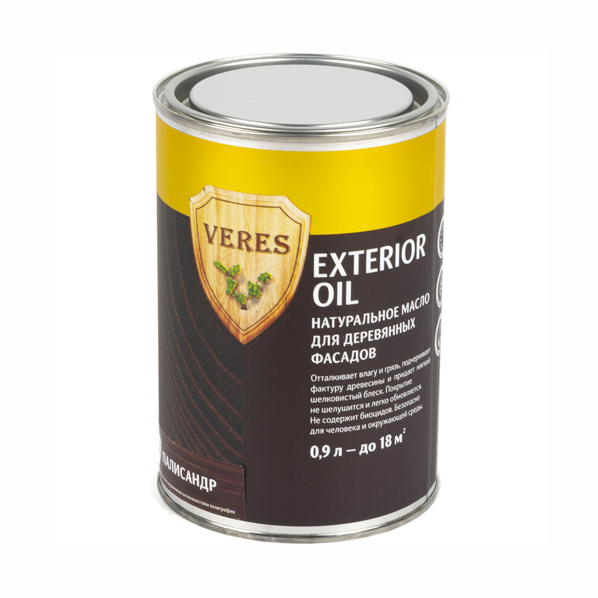 Верес масло для наруж. работ  "oil exterior" № 9 палисандр  0,9 л (1/6) "veres"