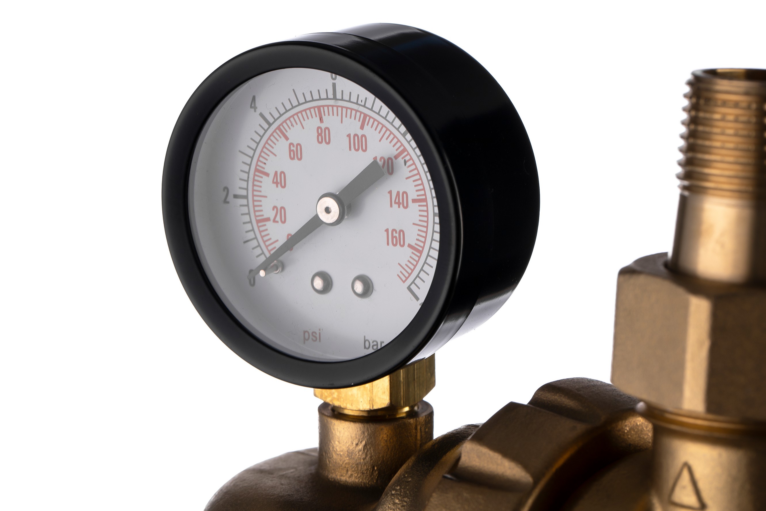 Фильтр магистральный промывной Гейзер Бастион 3/4 для ХВС с поворотным механизмом и манометром