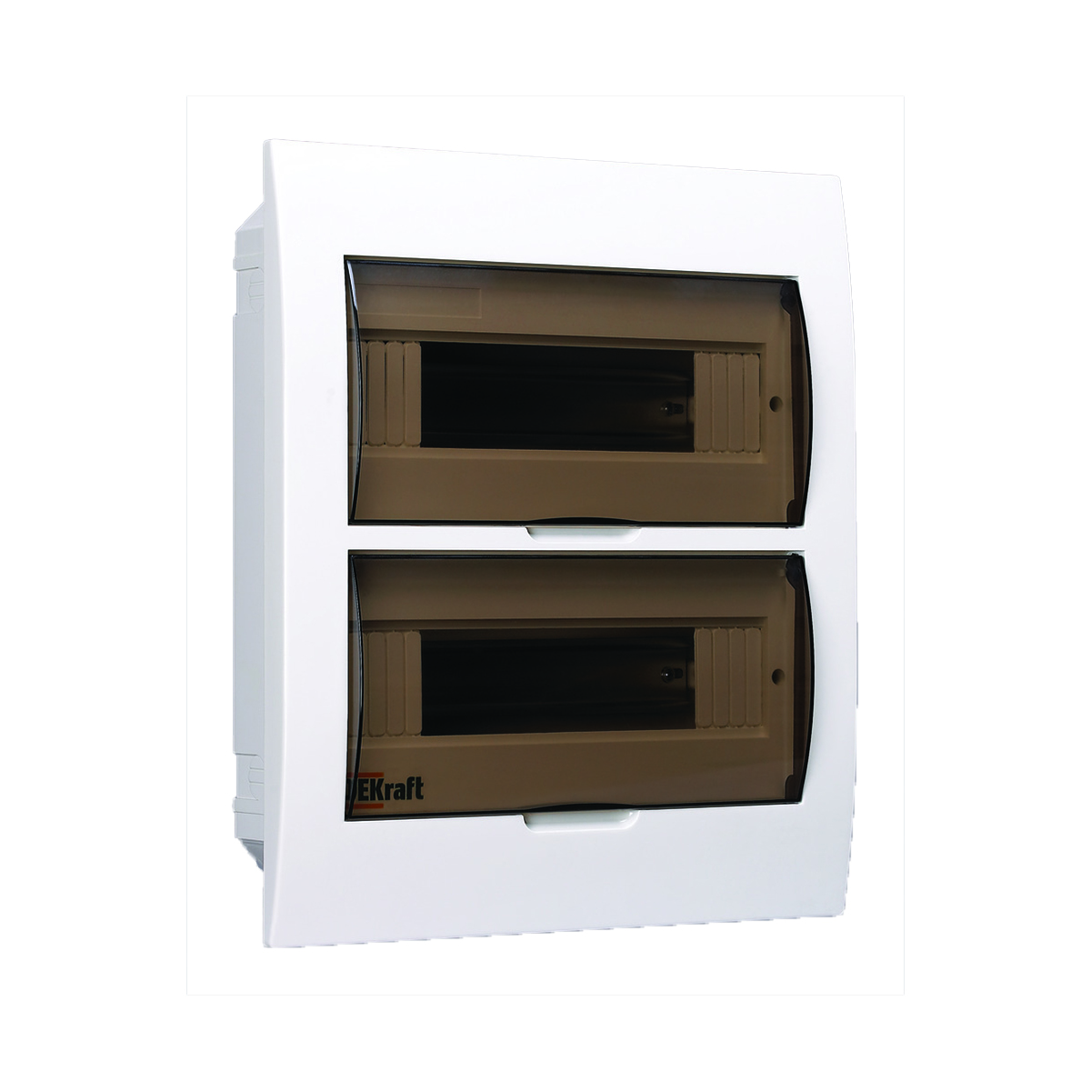 Щиток распределительный встраиваемый щрв-п 24 модуля, пластик (1/10) "dekraft"