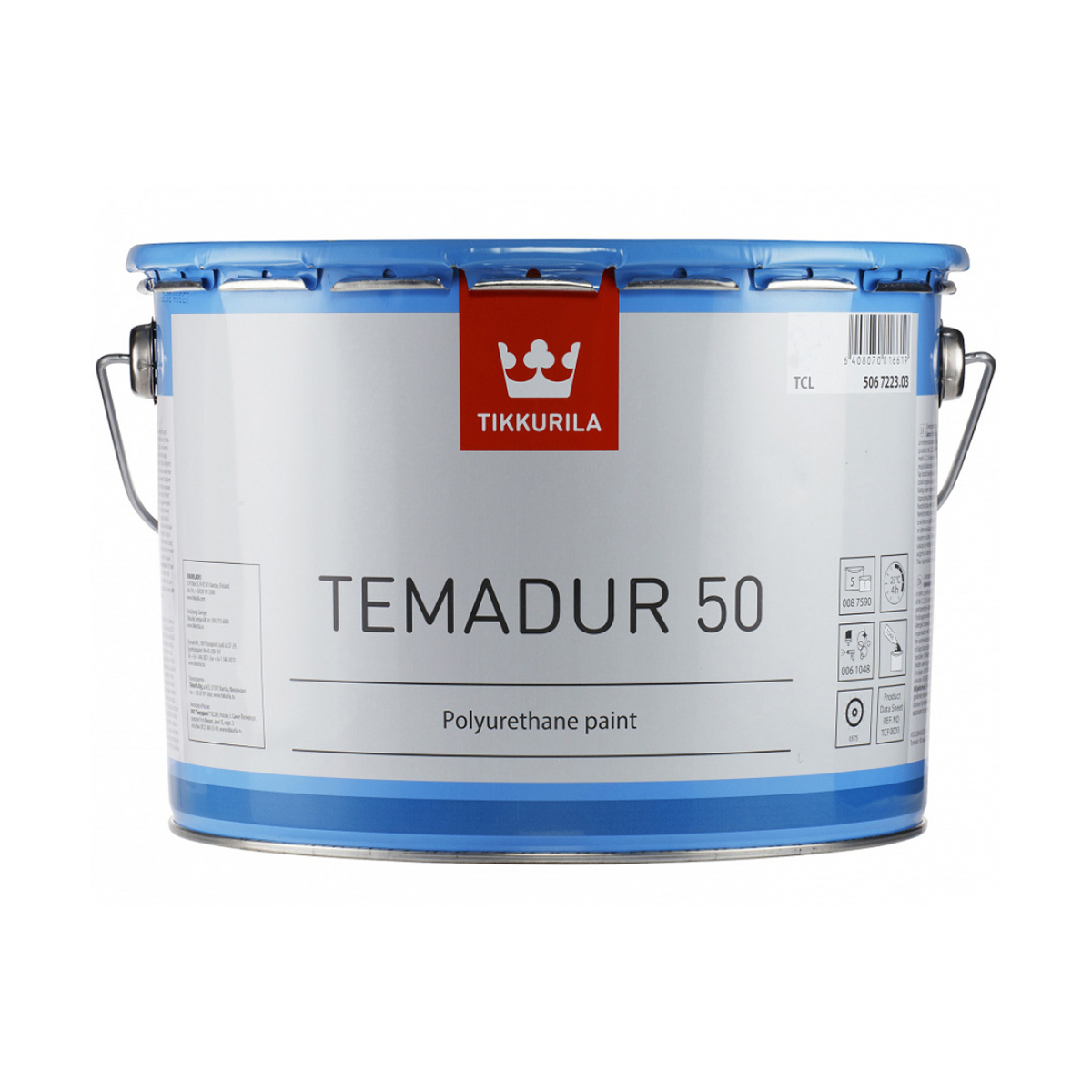 Краска полиуретановая "темадур" 50 thl  7,5 л (1/44) "тиккурила"