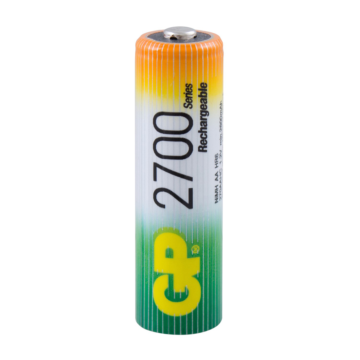 Аккумулятор gp rechargeable 270aahc4/2-2cr6  тип аа, 2700 мач (6 шт. в блистере) (1/6/60)
