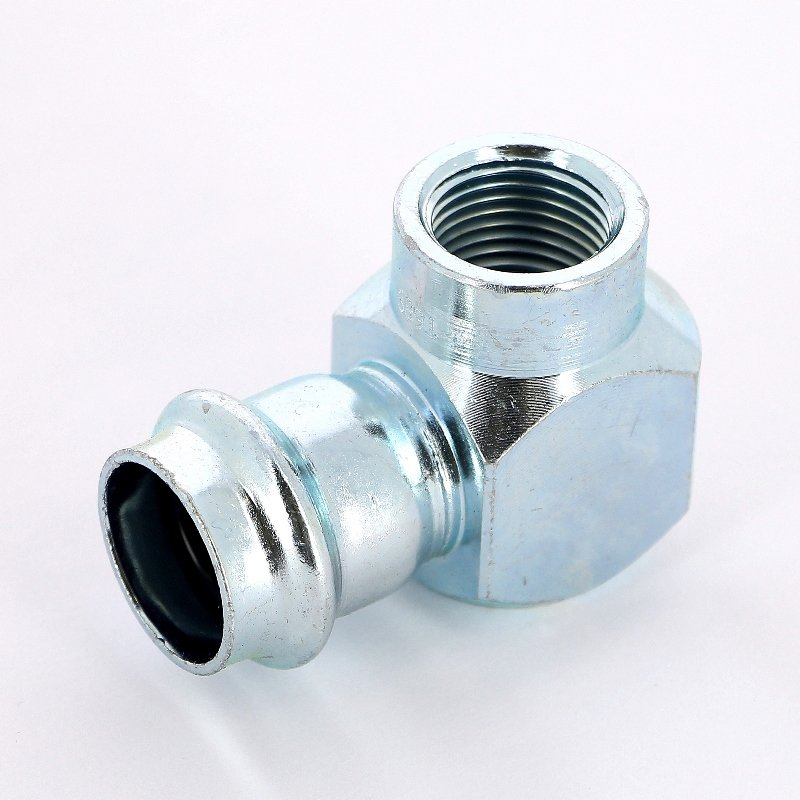 Угол пресс-В 22x1/2" оцинкованная сталь Prestabo VIEGA