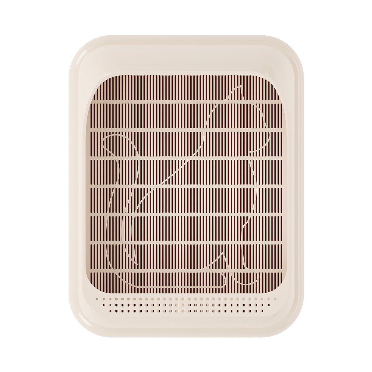 Лоток для животных "верный друг" с решеткой (1/14) "альтернатива" м6416