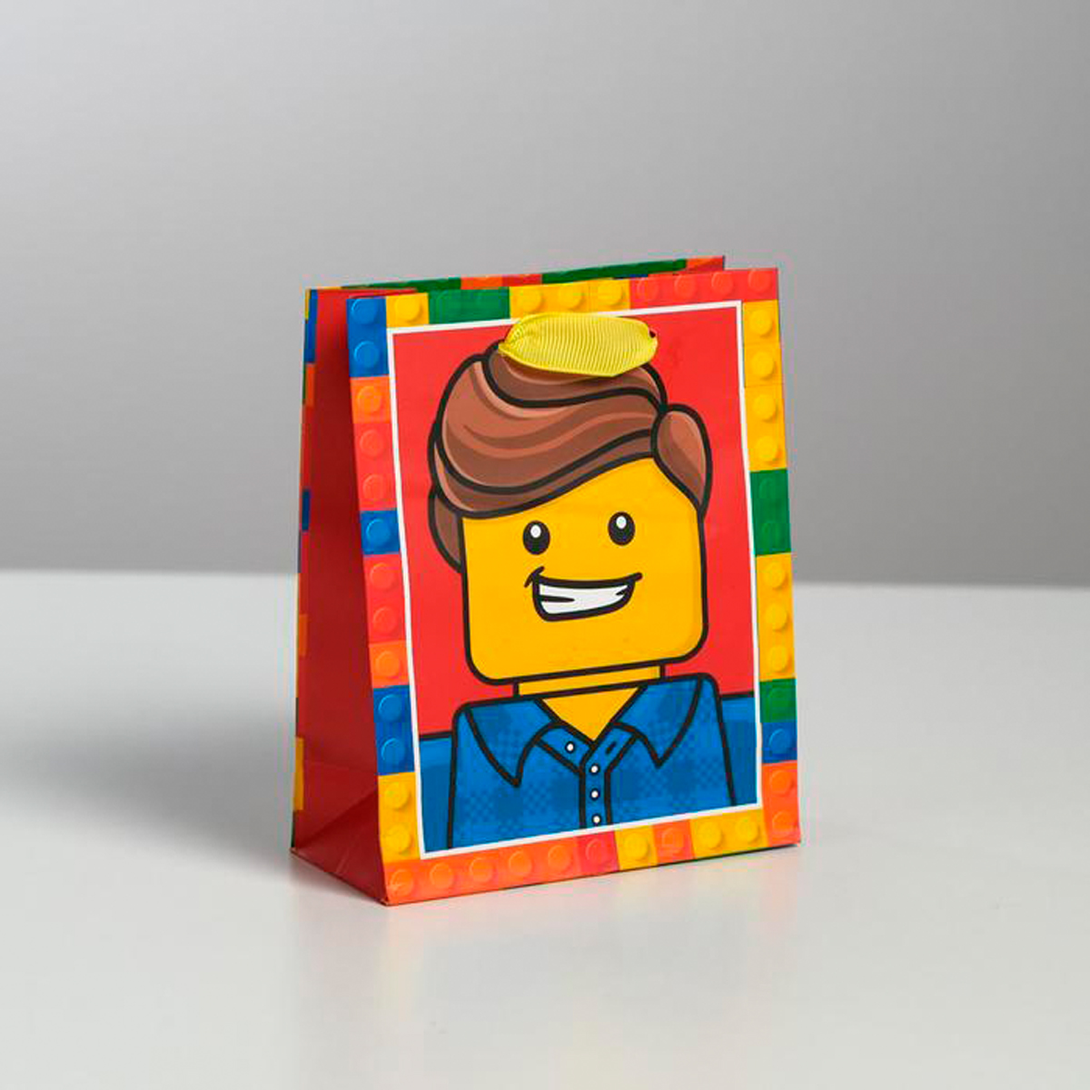 Пакет подарочный ламинир. "surprise" 12*15*5,5 см (1/12/1200) "дарите счастье" 4725285