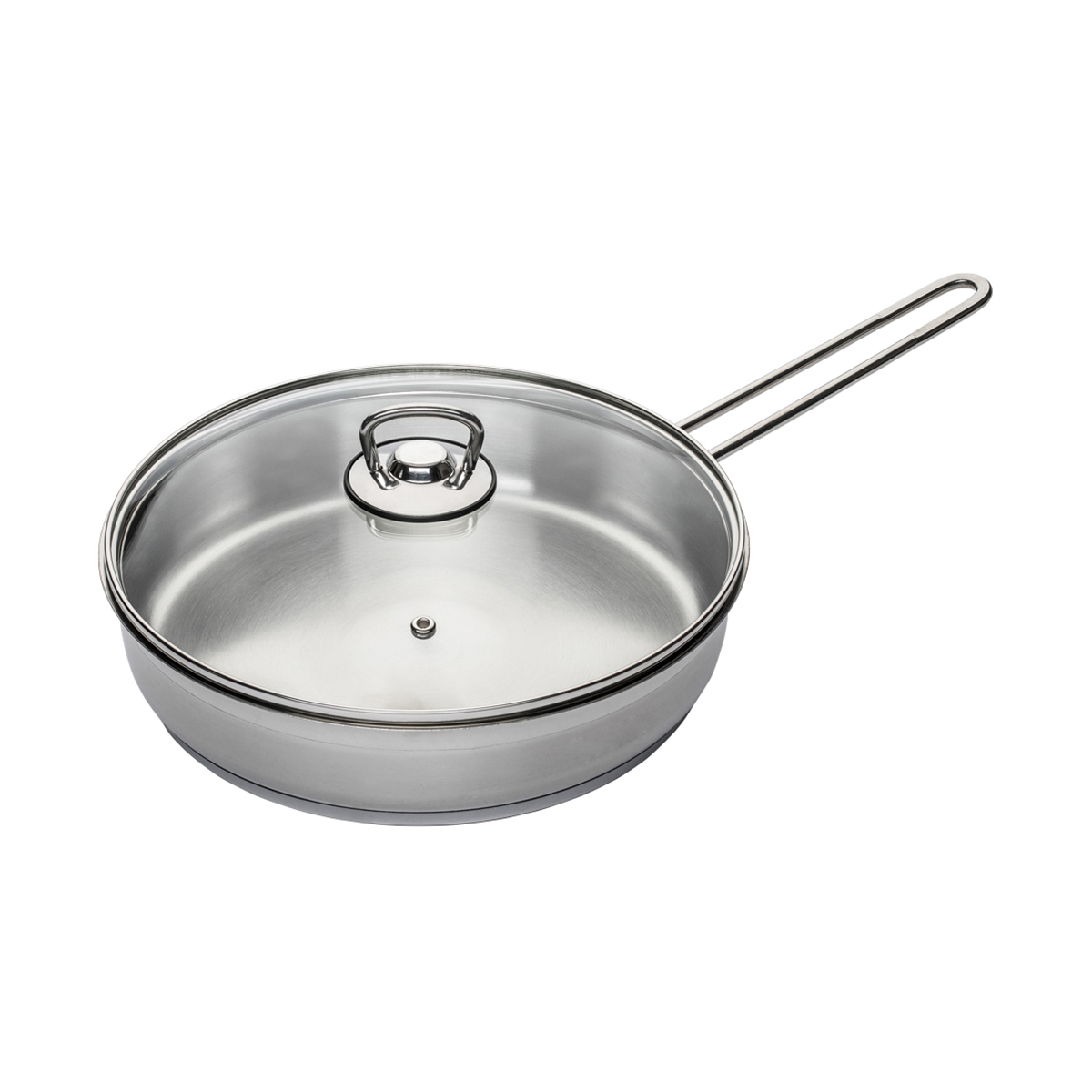 Сковорода нержав. "софия" 26 см стекл. крышка (1/6) "катюша" 19910-260-0